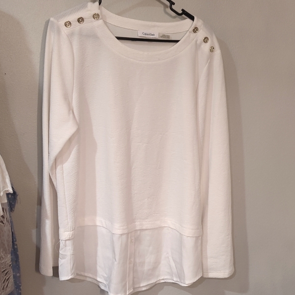 Calvin Klein Tops - Calvin Klein Women's Blouse Sz L